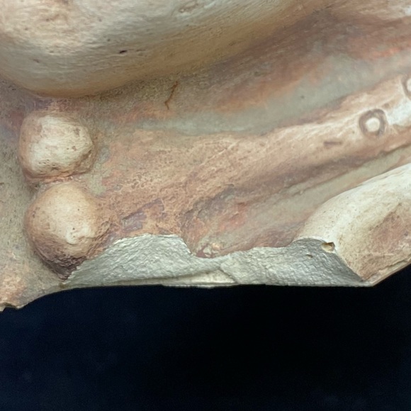 Set of 2, EUC/GUC Vintage 1984, Pompadour Frog & Tree Stump Small Planters - Picture 15 of 15